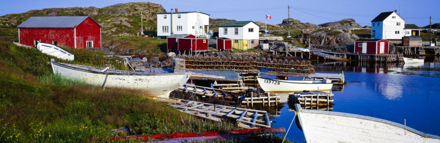 Newfoundland Harbour Mural Wallpaper