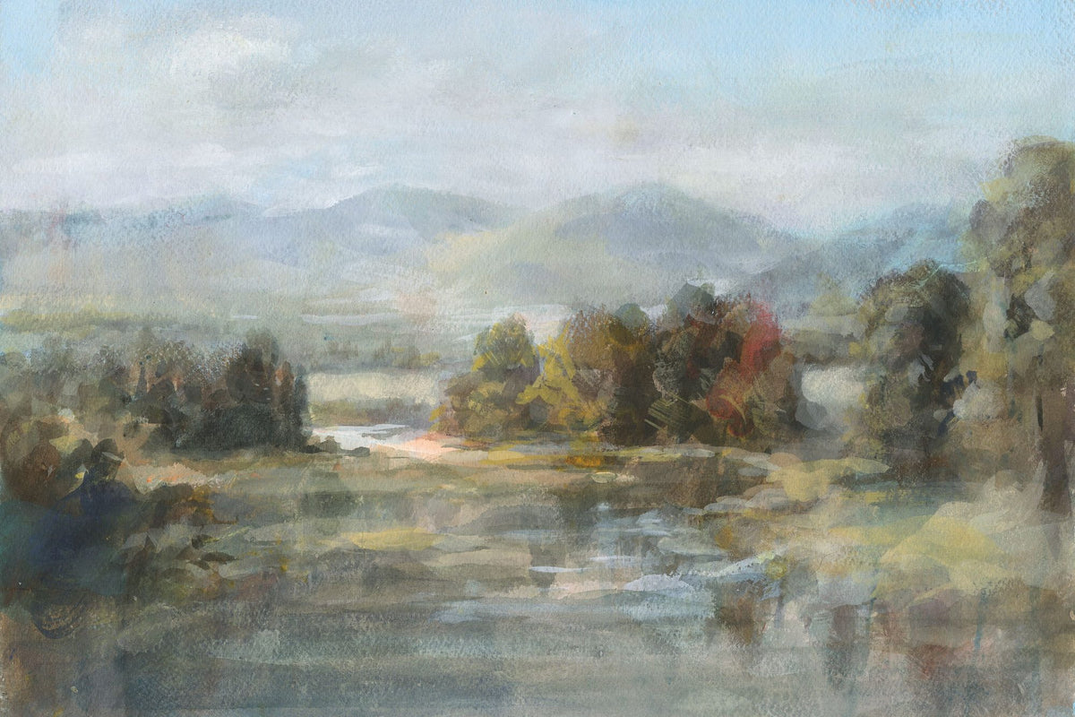 Valley River Mural Wallpaper - pure wallpaper artwork
