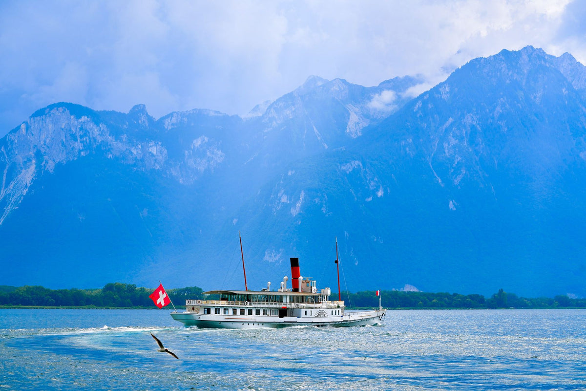 Lake Geneva Mural Wallpaper - pure wallpaper artwork