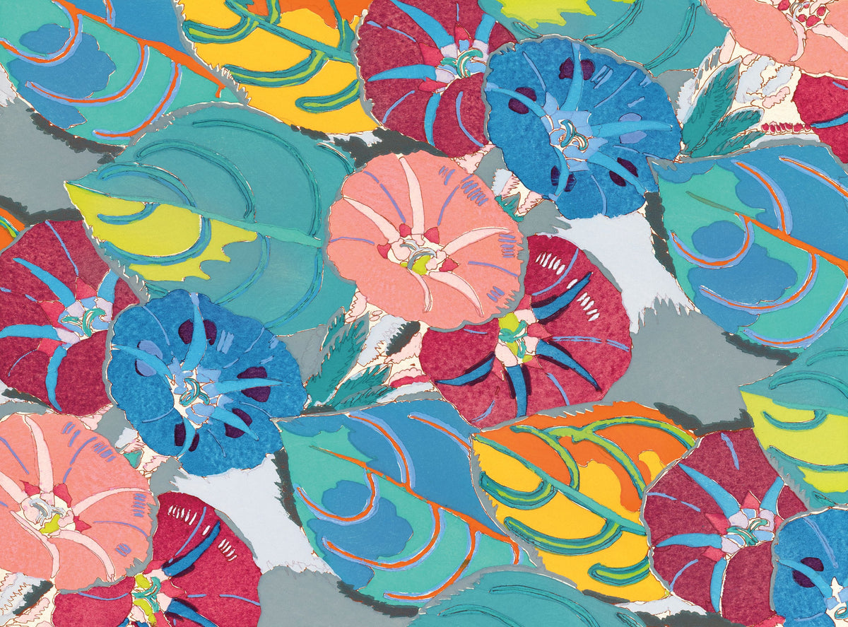 Floral Colourful Explosion Mural Wallpaper - pure wallpaper artwork