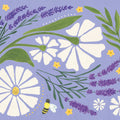 Lavender Garden II Purple Mural Wallpaper - pure wallpaper artwork