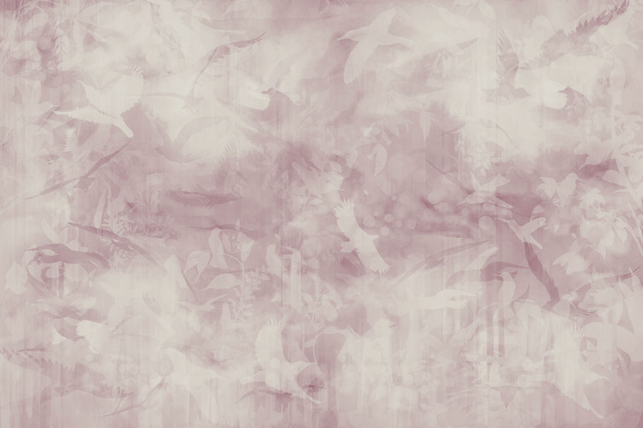 Birds of Freedom Warm Mural Wallpaper