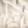 Chalky Geometrica, Alpine Oat Mural Wallpaper - pure wallpaper artwork