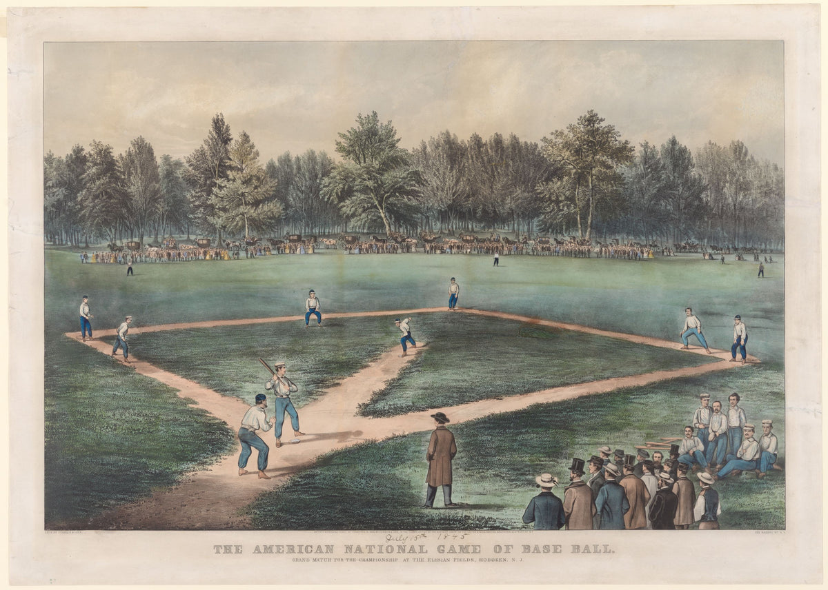 Hoboken Baseball Mural Wallpaper - pure wallpaper artwork