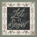 Quilted Christmas II Mural Wallpaper - Neutral Tone - pure wallpaper artwork