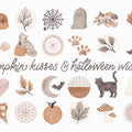 Pumpkins and Paws IV Mural Wallpaper - pure wallpaper artwork