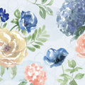 Botanical Coast Blue Mural Wallpaper - pure wallpaper artwork