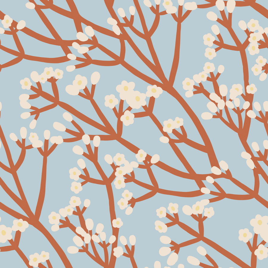 Blooming Branch Mural Wallpaper