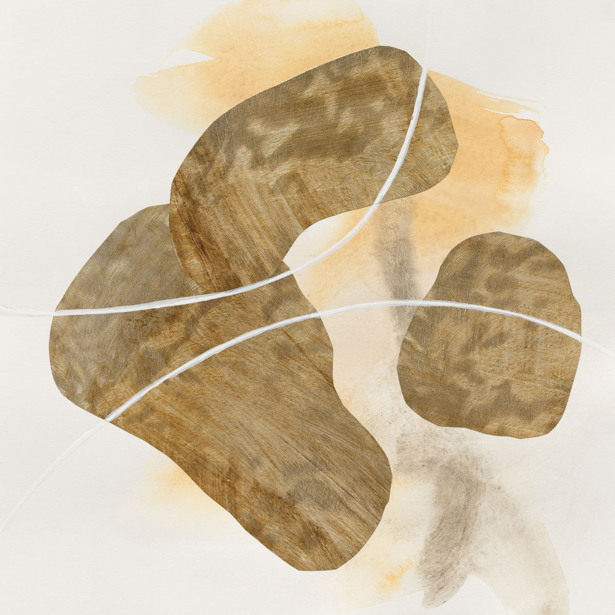 Metallic Textures III Mural Wallpaper - pure wallpaper artwork
