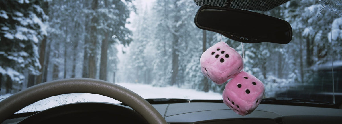 Winter Drive Dice Mural Wallpaper - pure wallpaper artwork