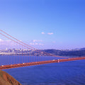 Golden Gate Gradient Mural Wallpaper - pure wallpaper artwork