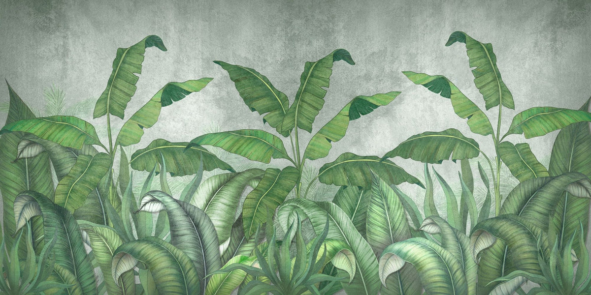 Big Leaves Mural Wallpaper - pure wallpaper artwork