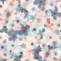 Wildflower Meadow Mural Wallpaper - Neutral Tone - pure wallpaper artwork