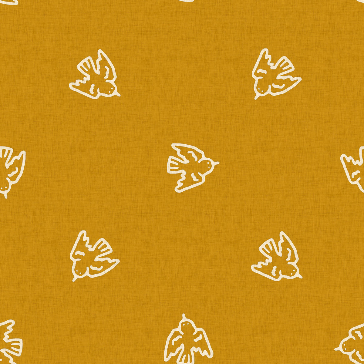 Little Birds Everywhere Mural Wallpaper - pure wallpaper artwork