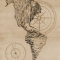 Map of Americas Mural Wallpaper - pure wallpaper artwork