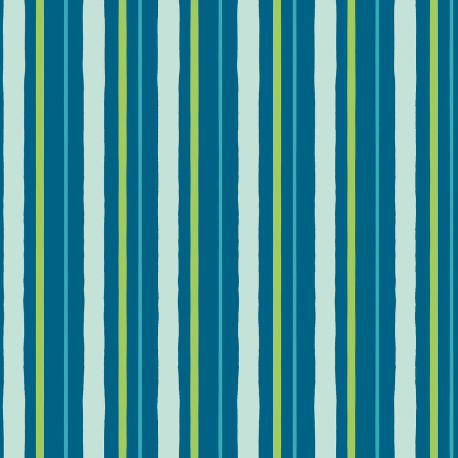 Kala Lines Green Mural Wallpaper