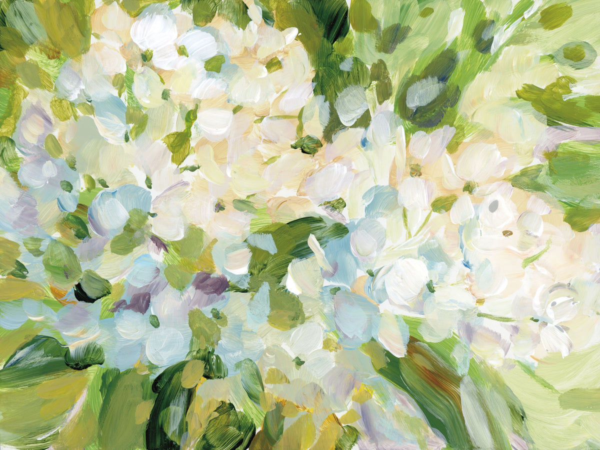 Hydrangea Joy Mural Wallpaper - pure wallpaper artwork