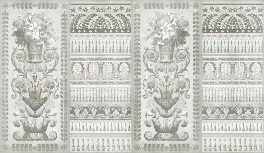 Flower Mountain, Sage Mural Wallpaper