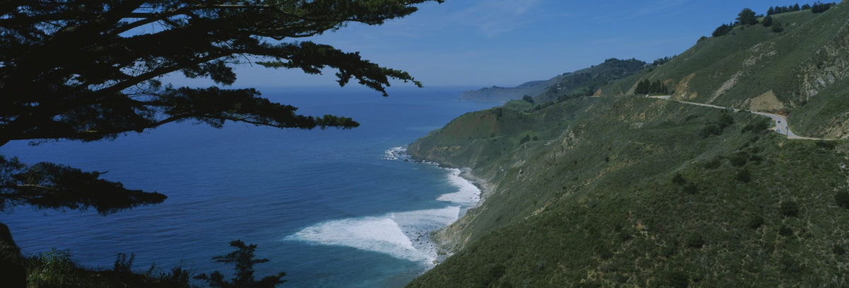 Coastal Overlook Mural Wallpaper - pure wallpaper artwork