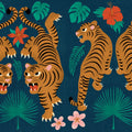 Jungle Tigers Mural Wallpaper - pure wallpaper artwork