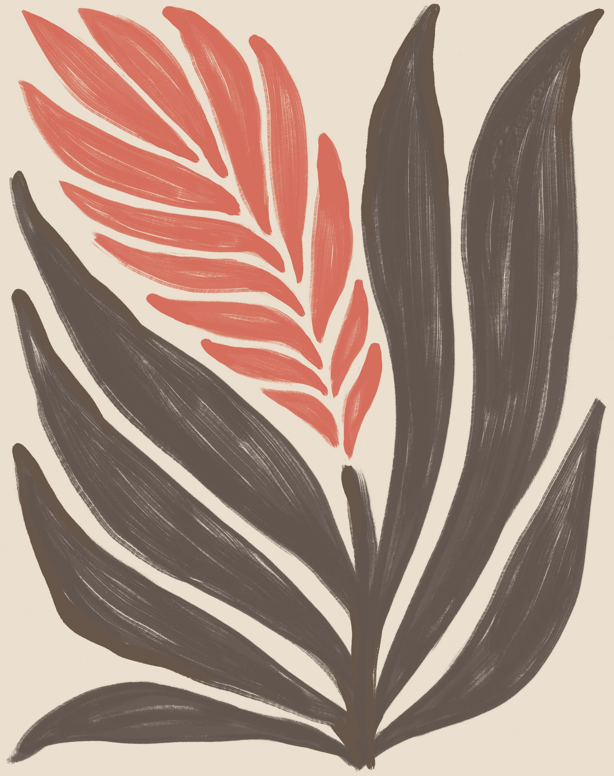 Simple Flowers II Mural Wallpaper - pure wallpaper artwork
