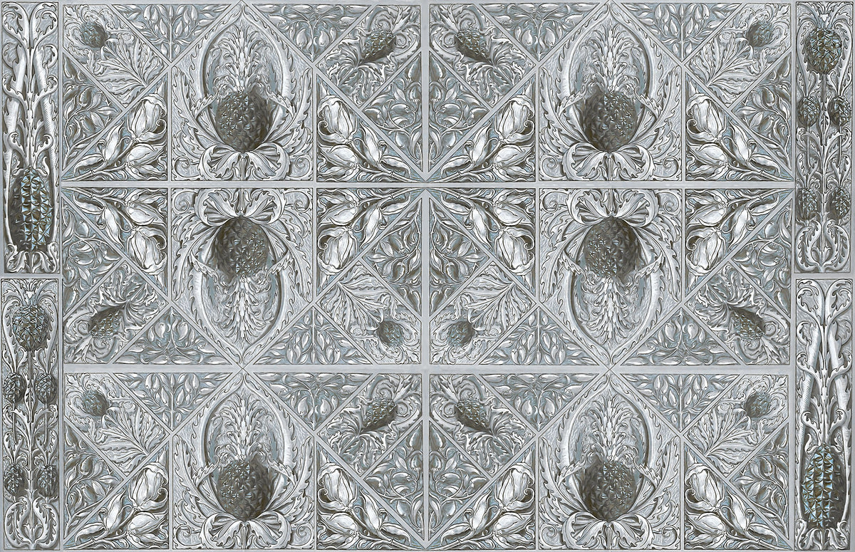 Pineapple Deco Mural Wallpaper - Edition 3 - pure wallpaper artwork