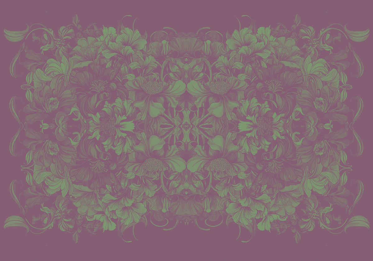 Scandi Flower Ceiling IV Mural Wallpaper - pure wallpaper artwork