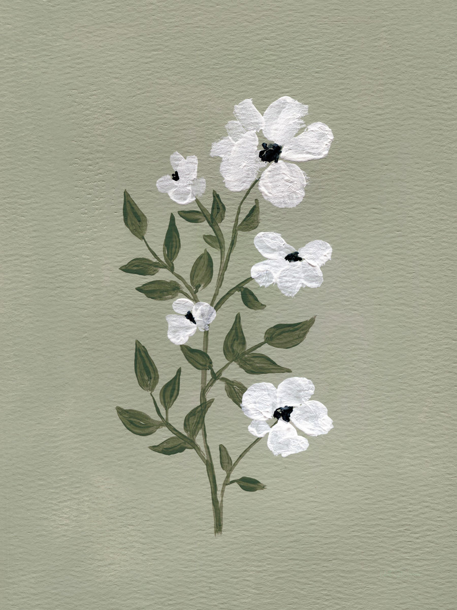 Pretty Little Flower III Mural Wallpaper