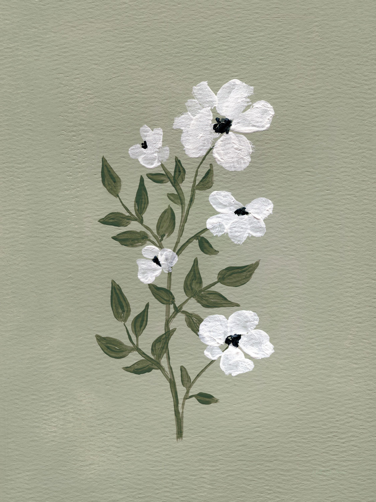 Pretty Little Flower III Mural Wallpaper - pure wallpaper artwork