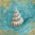 Treasures From the Sea Aqua I Mural Wallpaper - pure wallpaper artwork