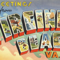 Greetings From Virginia Beach Mural Wallpaper - pure wallpaper artwork