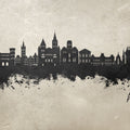 Trier Germany Skyline Concrete Mural Wallpaper - pure wallpaper artwork