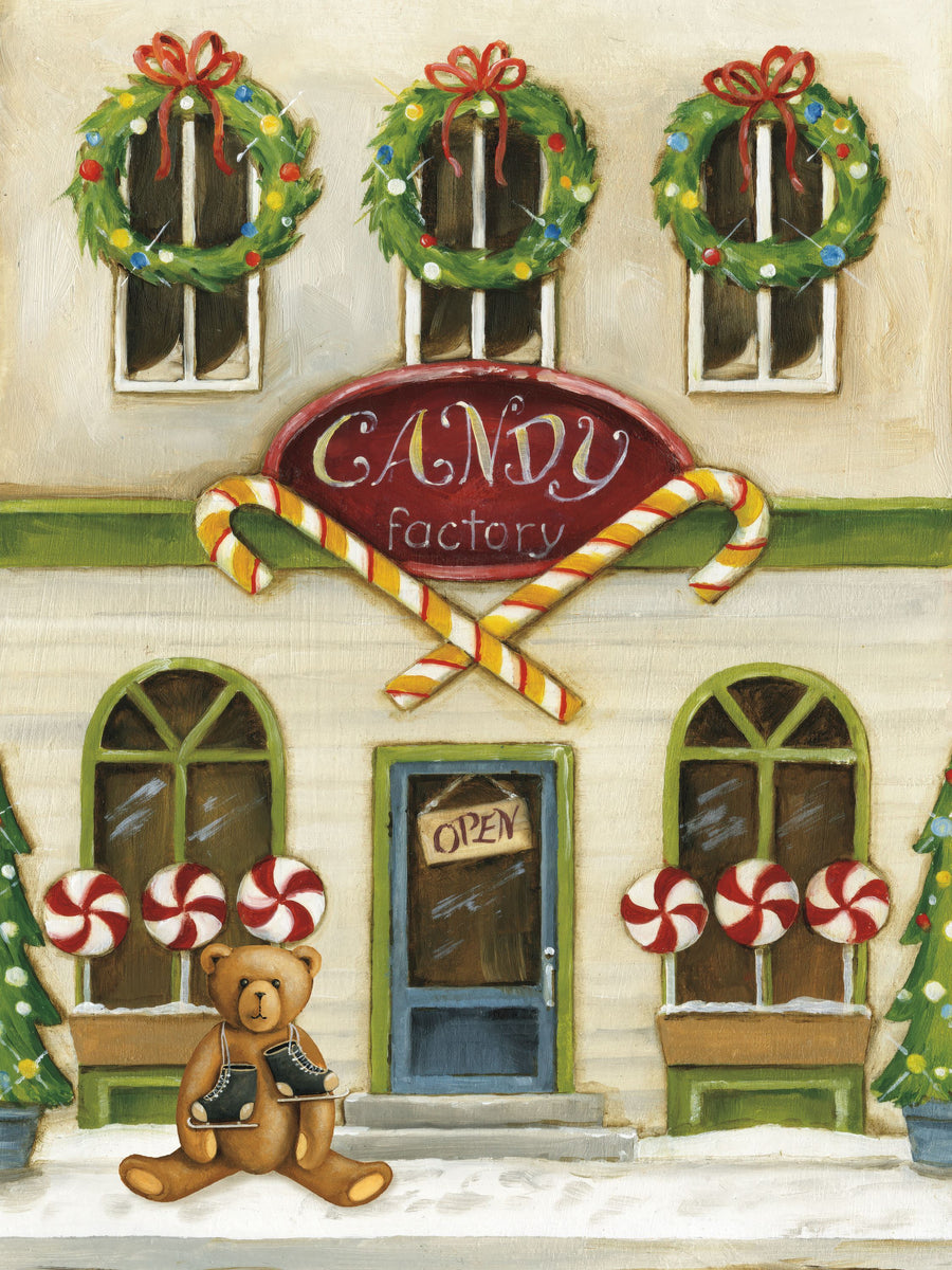 Winter Teddy Bears V Mural Wallpaper