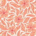 Dance of Flowers, Peach Fuzz Mural Wallpaper - pure wallpaper artwork