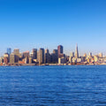San Francisco Bay Skyline Mural Wallpaper - pure wallpaper artwork