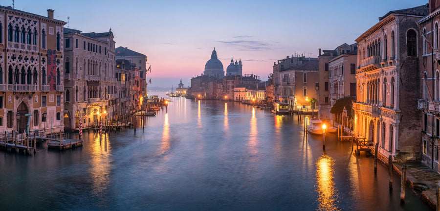 Venice At Night Mural Wallpaper