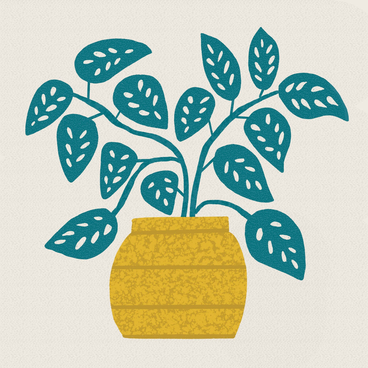 Potted Plant IX Mural Wallpaper - pure wallpaper artwork