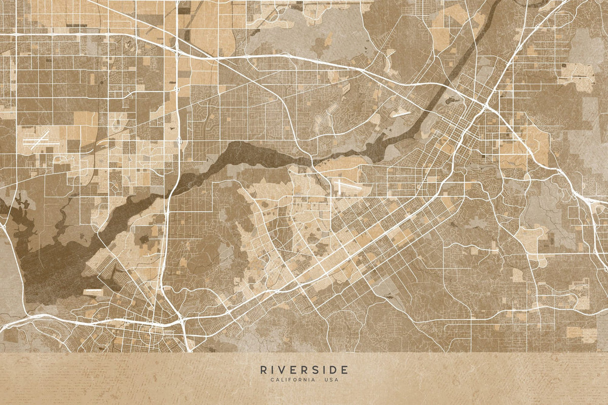 Riverside Ochre Mural Wallpaper - pure wallpaper artwork
