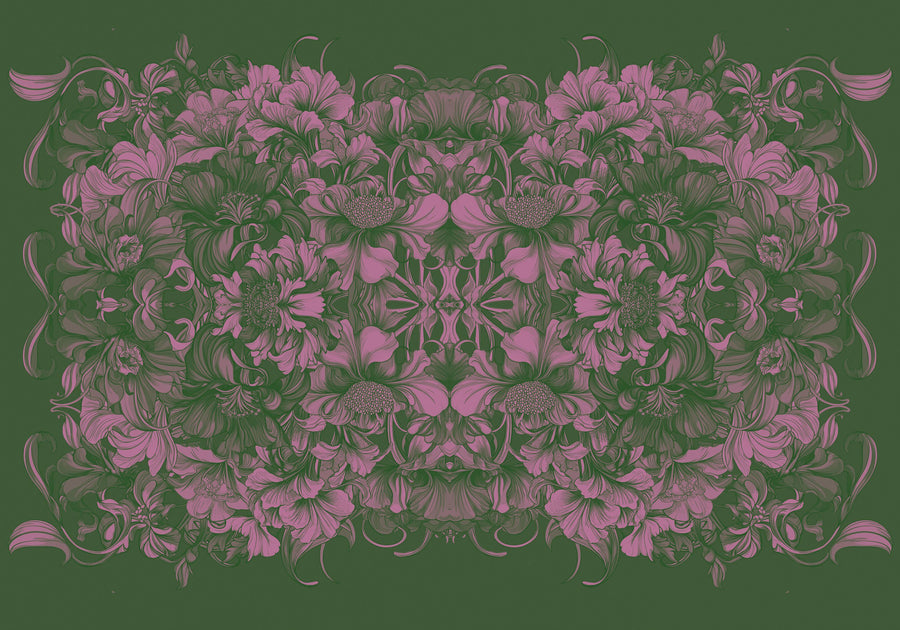 Scandi Flower Ceiling VI Mural Wallpaper