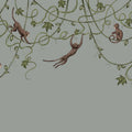Monkey Jump, Laurel Mural Wallpaper - pure wallpaper artwork