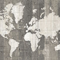 Old World Map Neutral Mural Wallpaper - pure wallpaper artwork