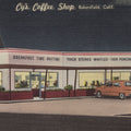 Greetings From the Coffee Shop Mural Wallpaper - pure wallpaper artwork