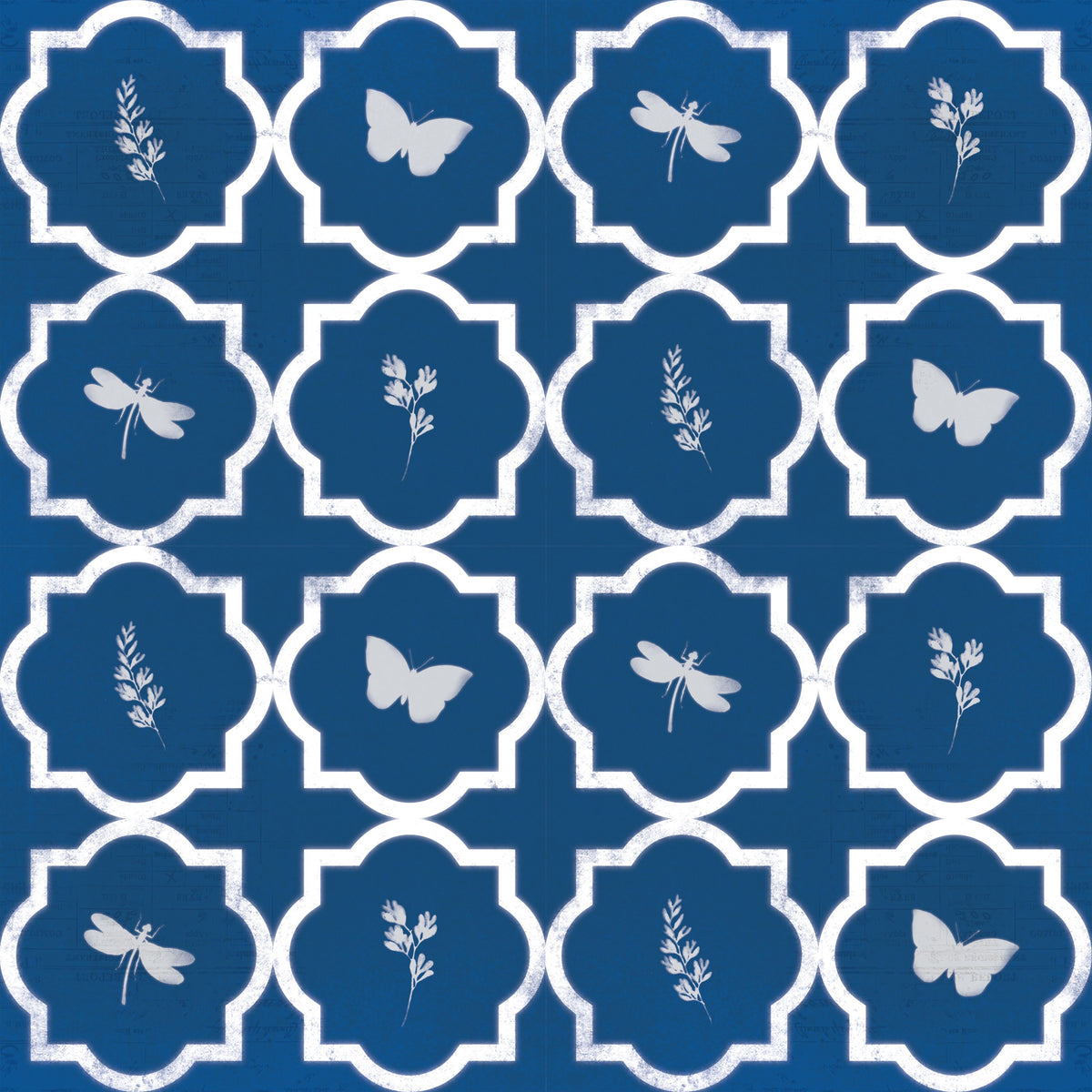 Dark Blue Fields Mural Wallpaper - pure wallpaper artwork