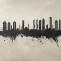 Izmir Turkey Skyline Concrete Mural Wallpaper - pure wallpaper artwork