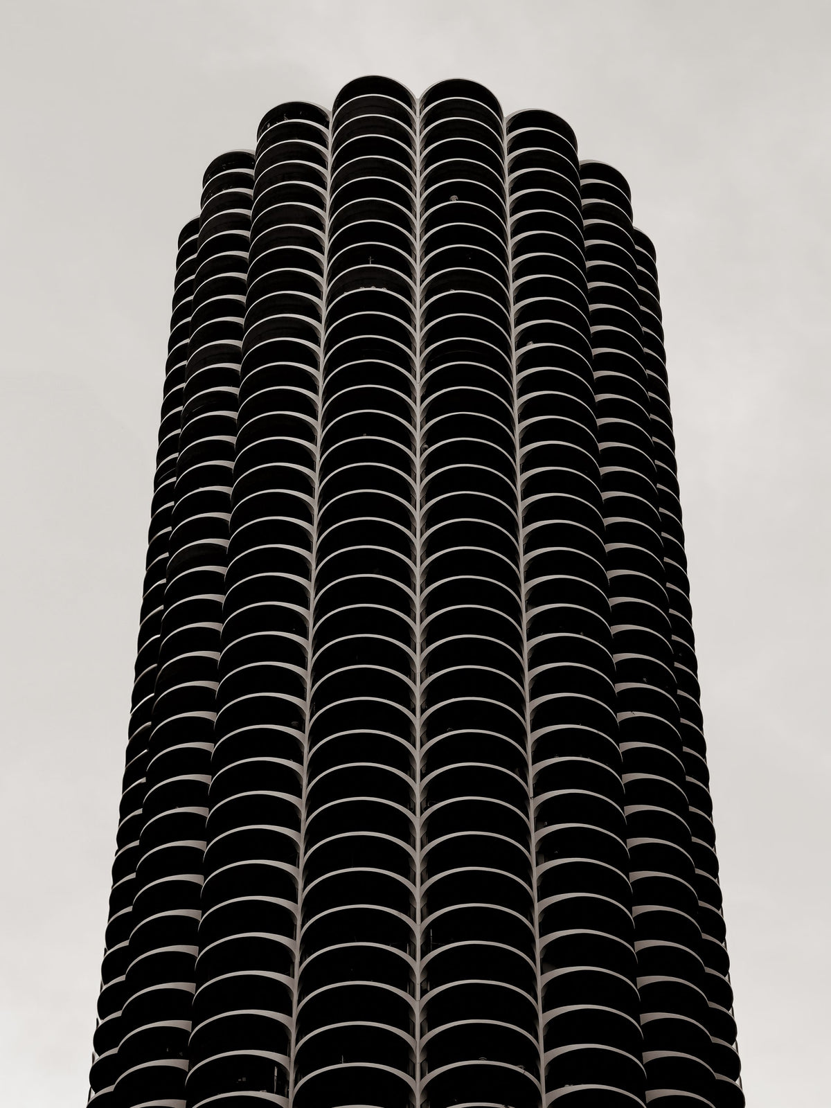 Chicago Skyline Marina City I Mural Wallpaper - pure wallpaper artwork