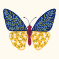 Blooming Butterfly III Mural Wallpaper - pure wallpaper artwork