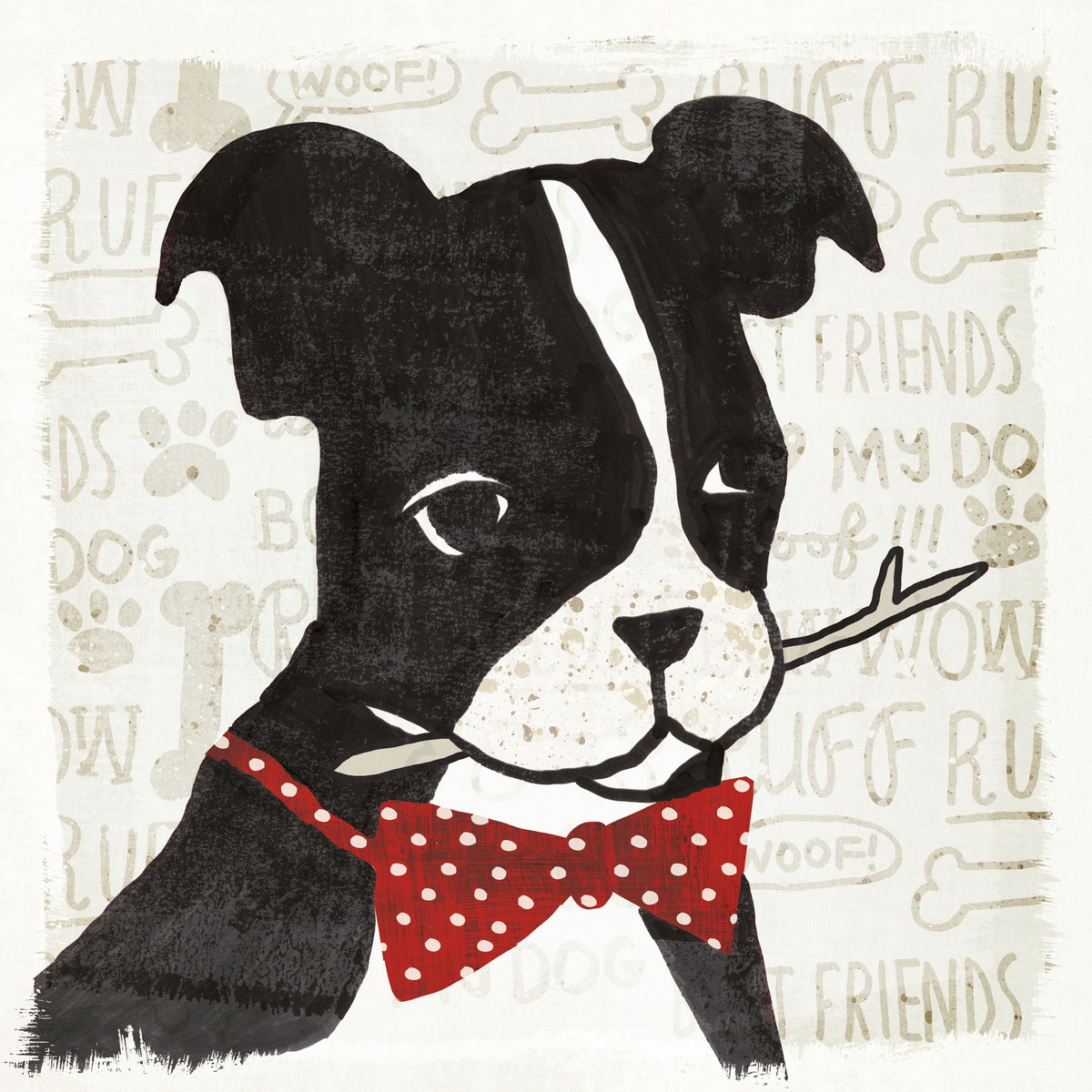 Puppy Love I Mural Wallpaper - pure wallpaper artwork