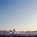 Tropical Urban Twilight Mural Wallpaper - pure wallpaper artwork