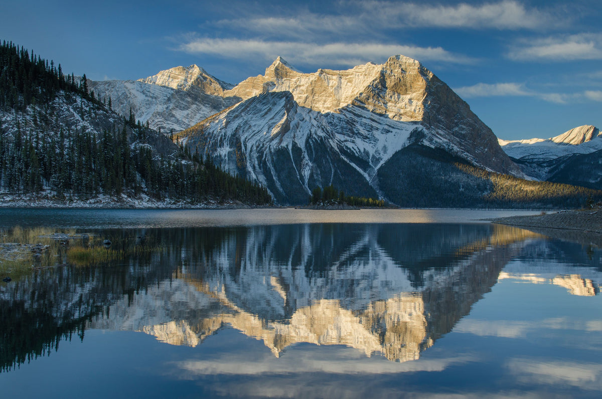 Kananaskis Lake Reflection Mural Wallpaper - pure wallpaper artwork