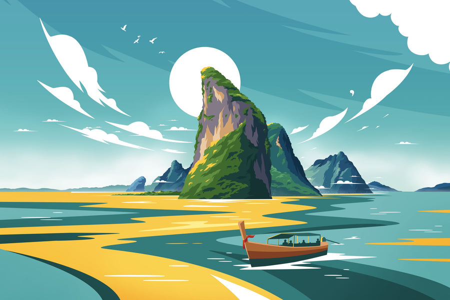 Travel Thailand Mural Wallpaper